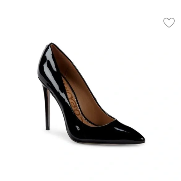 Black Sam Edelman Danna Leather Pumps Sam Edelman Shoes Sam